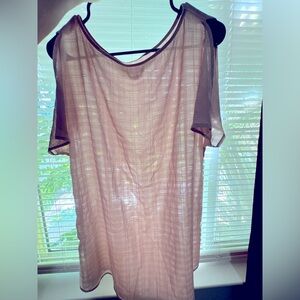 Blush pink light weight top